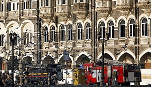 Weer brand in Taj Mahal Hotel
