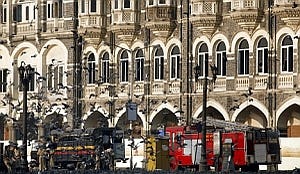 Weer brand in Taj Mahal Hotel