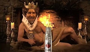 Lucht Burger King in parfumfles