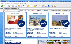 Online vakantieveilingen groeit hard