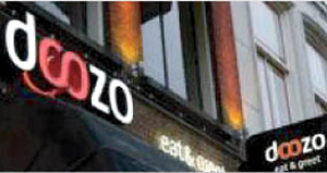 Doozo-baas opent feestcafé