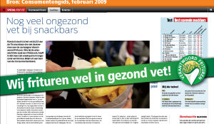 Scoren met 'vetonderzoek' Consumentenbond