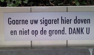 Amsterdam pleit voor asbakken bij horeca