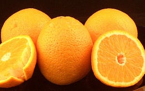 Langer in disco door sinaasappelgeur