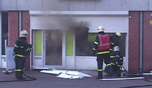 IJssalon La Persia uitgebrand