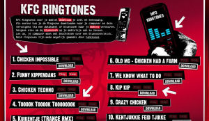 KFC maakt 'mobiel' reclame