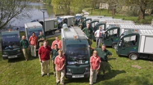 Milieuvriendelijke elektrocars op Center Parcs