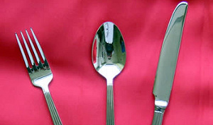 Bizar incident met bestek in restaurant