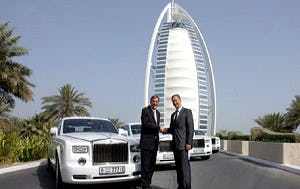 Burj al Arab koopt vier nieuwe Roll Royces