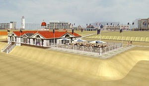 Permanente strandtent voor Hotels van Oranje