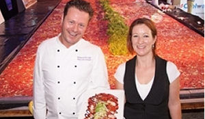 Restaurant De Lakei maakt grootste carpaccio