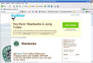 Starbucks gebruikt web voor offline marketing
