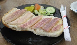 Cateraar wil broodje paling van 75 kilo