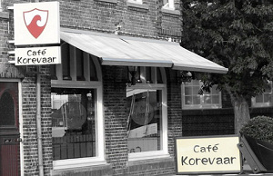 Kerkdienst in Sliedrechts café