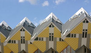 Stayokay Hostel in kubuswoningen Rotterdam