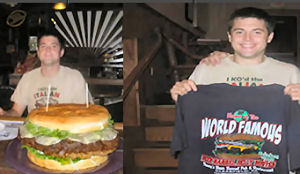 Megagrote hamburgers als gastentrekker