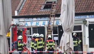 Gasexplosie verwondt kok Grieks restaurant