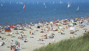 Noordwijk gaat bedienen op het strand