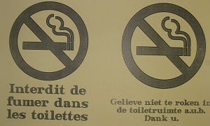 Geen algeheel rookverbod in Belgische cafés