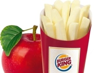 Appelfrites Burger King in supermarkt
