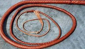 Zweepslagen gegeven in restaurant