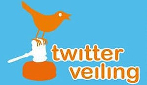 Horeca van de partij op Twitterveiling