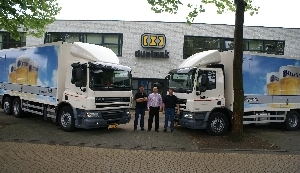 Nieuwe kelderbiertrucks voor Inbev