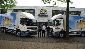 Nieuwe kelderbiertrucks voor Inbev