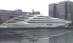 Recessie: bouw super hoteljacht van de baan