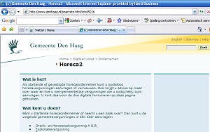 Vergunningen Haagse horeca digitaal