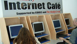 Steeds minder internetcafés