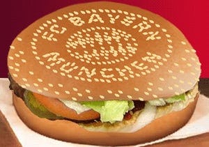 Burger King werkt aan 'Bayern Burger