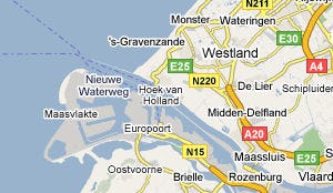 Verlies strandpaviljoens door afgesloten strand