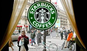Starbucks op eigen benen in Frankrijk
