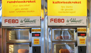 Febo-kroket duur langs snelweg A4