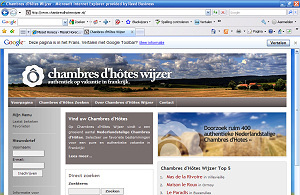 Nederlandse site voor Chambres d'Hotes