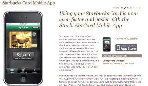 Koffie bestellen met iPhone bij Starbucks