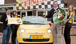 Lipton Fiat 500 naar Leids stadscafé