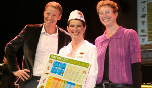 Voedingswaarde van snacks op poster