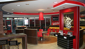 Burger King De Lucht langs A2 vernieuwd