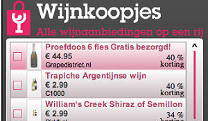 Wijnportal selecteert wijnkoopjes
