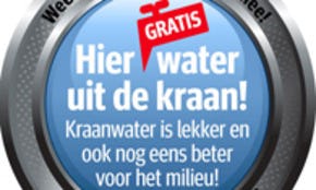 Kassa voert actie voor gratis kraanwater in restaurants