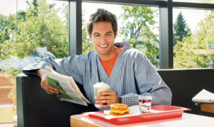 McDonald's stunt met ontbijt