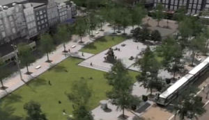 Heropening uitgaansplek Rembrandtplein Amsterdam