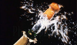 Pas op voor champagnekurk!