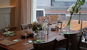 ICT-ers in de leer bij restaurant