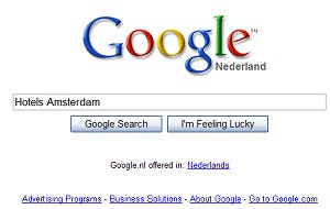 Hotels Amsterdam hoog in 'goedkoop lijst' Google