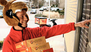 Bezorgen met alarmsysteem