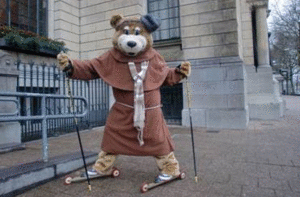 Ludieke actie Beren eetcafé