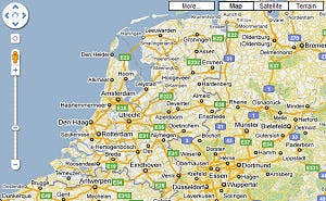 Test met hotelprijzen op Google Maps
